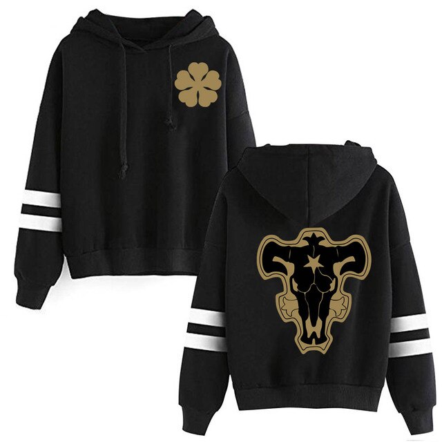 Anime Merch: A Treasure Trove of Delight for Fans of Dragon Ball and Black Clover 2 - Anime Puzzles Men Hoodies Black Clover Graphic Harajuku Sweatshirt Pullover Anime Print Loose Casual Men Women Streetwear - Anime Puzzles