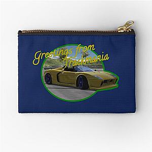 Greetings from trackmania Zipper Pouch