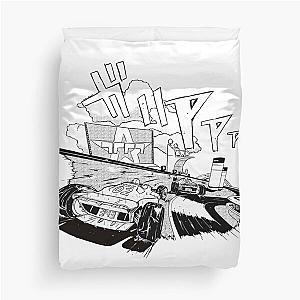 Initial D like Trackmania -  Downhill pursuit Duvet Cover