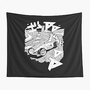 Initial D like Trackmania car Tapestry