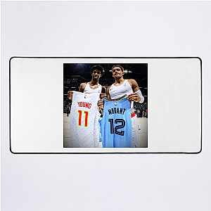 Trae Young Dribble And Shoot Trae Young Mouse Pads