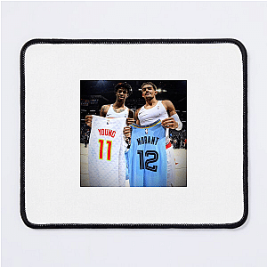 Trae Young Dribble And Shoot Trae Young Mouse Pads