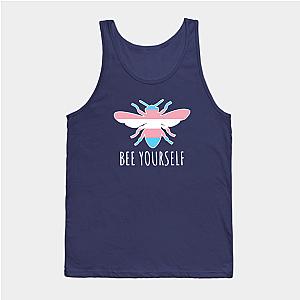 Trans Flag Tank Tops - Bee Yourself - Trans Pride Tank Top TP0812