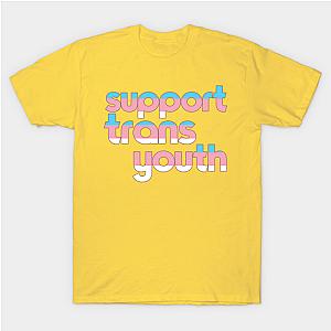 Trans Flag T-Shirts - Support Trans Youth ))(( Transgender Flag Design T-shirt TP0812