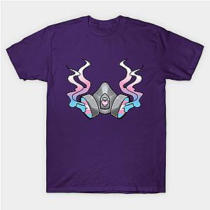 Trans Flag T-Shirts - Trans Gas Mask T-shirt TP0812