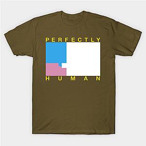 Trans Flag T-Shirts - Perfectly Human - Transgender Flag T-shirt TP0812