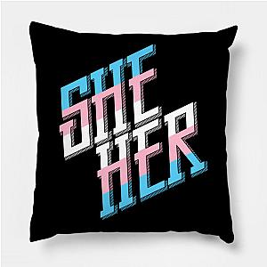 Trans Flag Pillows - She/Her Trans Pride Pillow TP1208