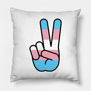 Trans Flag Pillows - Transgender Peace Sign Pillow TP1208