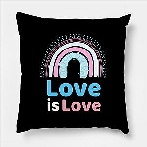 Trans Flag Pillows - Love is Love Trans Pride Flag Pillow TP1208