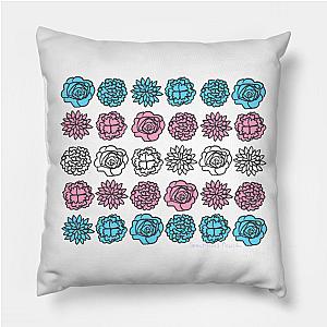 Trans Flag Pillows - Transgender Flowers Pillow TP1208