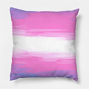 Trans Flag Pillows - Painted Transgender Pride Flag Pillow TP1208