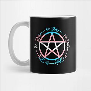 Trans Flag Mugs - Transgender Flag Pentagram  Mug TP1208