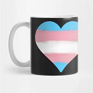 Trans Flag Mugs - Transgender Flag Heart  Mug TP1208