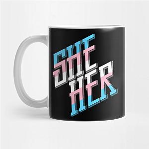 Trans Flag Mugs - She/Her Trans Pride  Mug TP1208