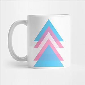 Trans Flag Mugs - Triangle Abstract Transgender Pride Flag Design  Mug TP1208