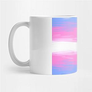 Trans Flag Mugs - Painted Transgender Pride Flag  Mug TP1208