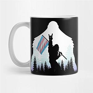 Trans Flag Mugs - Bigfoot sasquatch Transgender flag Lgbt pride  Mug TP1208