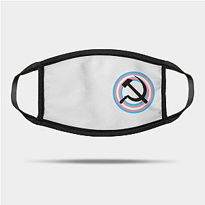 Trans Flag Face Masks - Trans Pride Communist Mask TP1208