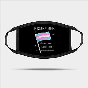 Trans Flag Face Masks - Trans Day of Remembrance Mask TP1208