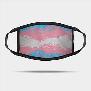 Trans Flag Face Masks - Transgender Ornamental Flag Mask TP1208