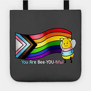 Trans Flag Bags - You Are Bee-YOU-tiful T-Shirt - Trans Version Bag TP1208