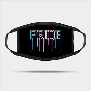 Trans Flag Face Masks - Pride - Transgender Pride Flag paint drip design Mask TP1208