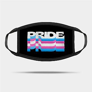 Trans Flag Face Masks - Pride - Transgender Pride Flag Shadow Design Mask TP1208