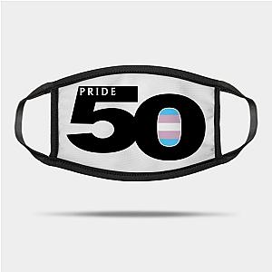 Trans Flag Face Masks - 50 Pride Transgender Pride Flag Mask TP1208