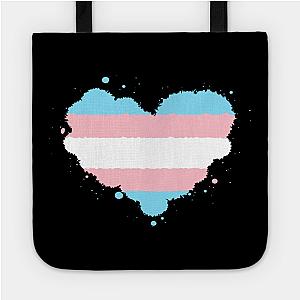 Trans Flag Bags - Transgender Pride Heart Flag Awareness Bag TP1208