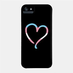 Trans Flag Cases - Transgender Flag Heart Phone Case TP1208