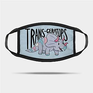 Trans Flag Face Masks - Trans-ceratops Mask TP1208