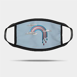 Trans Flag Face Masks - Minimalist Transgender Drip Rainbow Mask TP1208