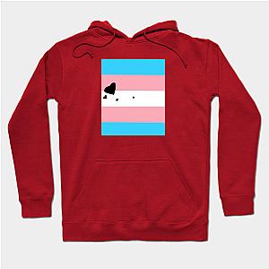 Trans Flag Hoodies - Transgender hearts Hoodie TP1208