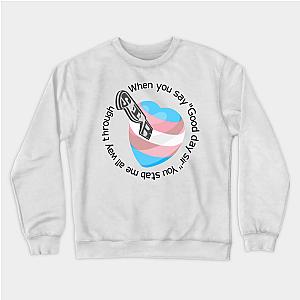 Trans Flag Sweatshirts - Transgender heart Sweatshirt TP0812