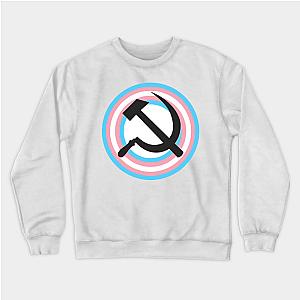 Trans Flag Sweatshirts - Trans Pride Communist Sweatshirt TP0812