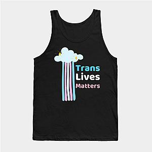 Trans Flag Tank Tops - Trans Lives Matter Trans Pride Flag Tank Top TP0812