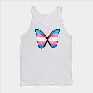 Trans Flag Tank Tops - Pride Butterfly Tank Top TP0812