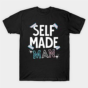 Trans Flag T-Shirts - Self Made Man Trans Transgender Flag Pride T-shirt TP0812