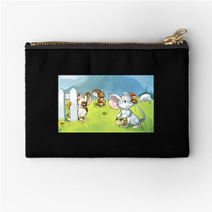 Transformice Get The Cheese Get To The Hole Transformice Zipper Pouches