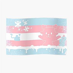 Transgender Posters - Noelle Trans Pride Flag Poster RB0403