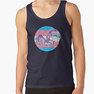 Transgender Tank Tops - Pride bat: Trans flag Tank Top RB0403