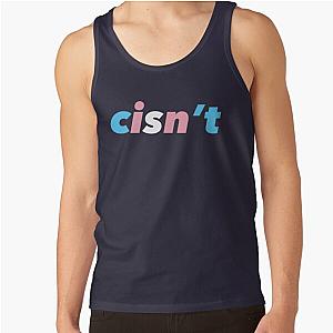 Transgender Tank Tops - Cisn’t (Trans Flag) Tank Top RB0403