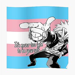 Transgender Posters - My Hero Academia Kaminari Denki Transgender Pride Flag Poster RB0403