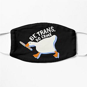 Transgender Face Masks - Be trans do crime untitled goose Flat Mask RB0403