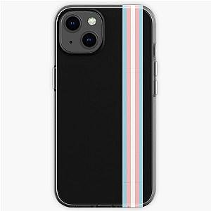 Transgender Cases - Subtle Retro Transgender Flag Design iPhone Soft Case RB0403