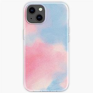 Transgender Cases - Trans flag color watercolor clouds iPhone Soft Case RB0403