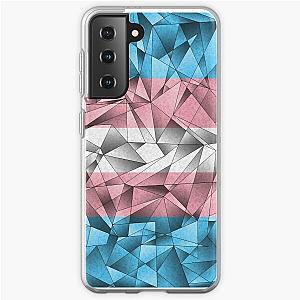 Transgender Cases - Abstract Transgender Flag Samsung Galaxy Soft Case RB0403