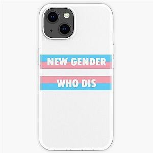 Transgender Cases - New Gender Who Dis' Trans Pride iPhone Soft Case RB0403