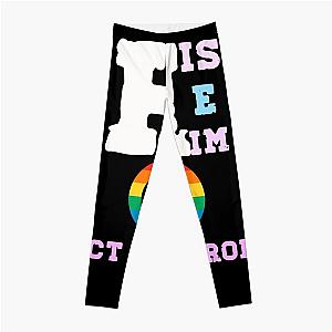 Transgender Leggings - His He Him Respect My Pronouns Proud Transgender Gay Leggings RB0403