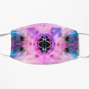 Transgender Face Masks - Psychedelic Trans Warp Flat Mask RB0403